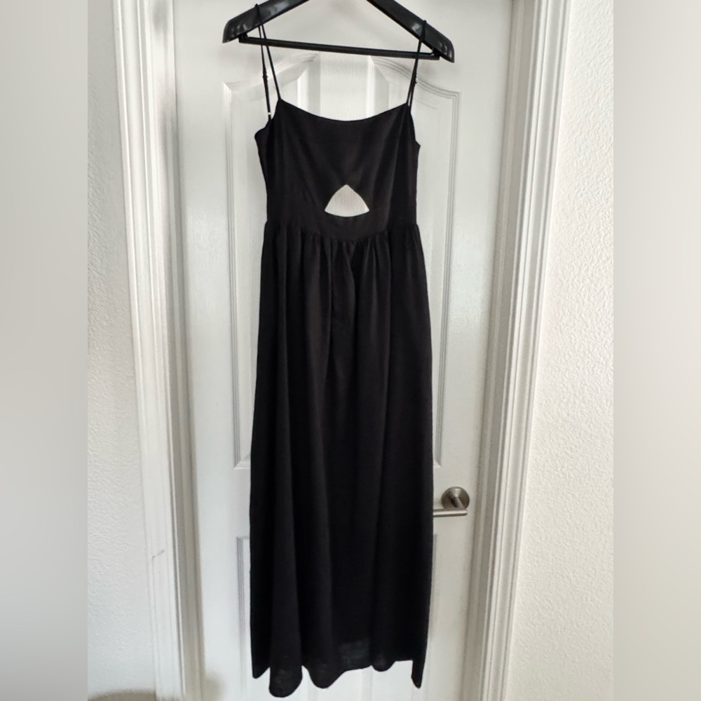 DISSH Black Cutout Maxi Dress US 2